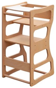 Učiaca veža TWINN 83x45 cm hnedá