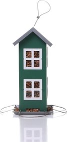 Závesné krmítko pre vtáky XL – zelené 26 cm