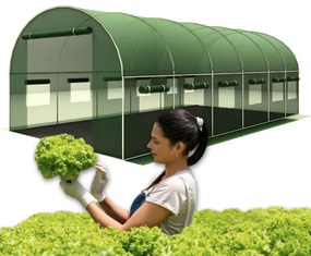 Veľký zosilnený záhradný fóliovník PRÉMIUM 3 x 6 m + DARČEK