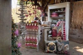 Oboustranný pléd s motivem jelena - 130 * 180 * 3cm