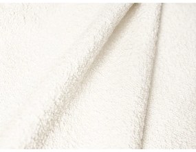 Béžová podnožka z textílie bouclé Jodie – Micadoni Home