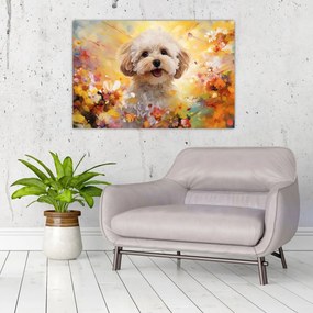 Obraz - Šťastný pes (90x60 cm)