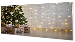 Obraz plexi Ozdoby na vianočný stromček darčeky 120x60 cm