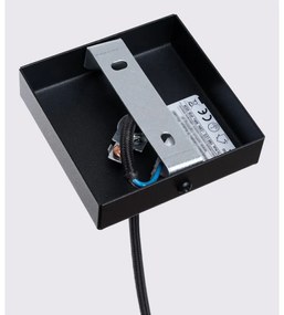 Čierne závesné svietidlo Gleam – Sollux