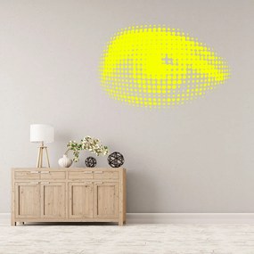 Veselá Stena Samolepka Oko Farba: žlutá, Veľkosť: 80 x 53 cm