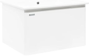 Kúpeľňová skrinka s umývadlom Naturel Ancona 80x45x46 cm biela ANCONA280DVB