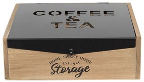 Krabička na čaj Coffee & Tea- 24*25*8 cm