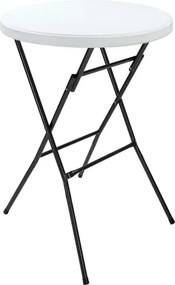 Cateringový skladací barový stôl STABLE 72 cm biely