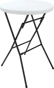 Cateringový skladací barový stôl STABLE 72 cm biely