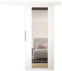 Posuvné dvere Marin 4 (biela) (so zrkadlom). Vlastná spoľahlivá doprava až k Vám domov. 1032061