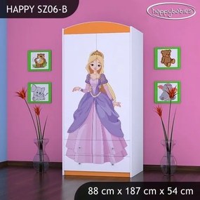 Detská skriňa PRINC A PRINCEZNA - TYP 6B
