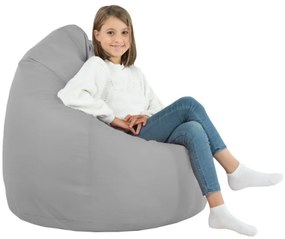 Sedací vak SAKO svetlosivý ekokoža