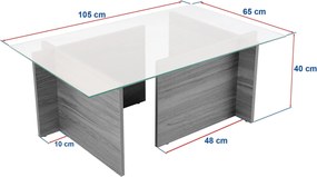 Konferenčný stôl Vetrino - Walnut