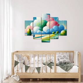 Obraz - Krajinka s mrakom (150x105 cm)
