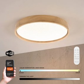 Brilagi -LED Stmievateľné stropné svietidlo MANAROLA SMART STARS LED/36W/230V pr. 51 cm+DO