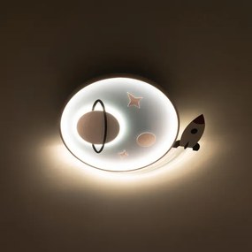 Brilagi -LED Detské stropné svietidlo STARSHIP LED/64W/230V 3000/4500/6000K modrá
