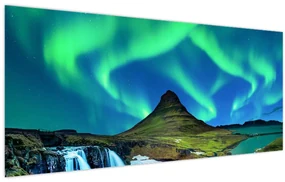 Obraz - Kirkjufell, Island (120x50 cm)