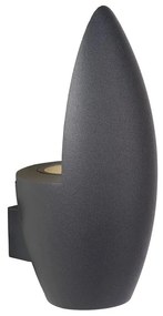 Lucide 27854/01/30 - Vonkajšie nástenné svietidlo ELDO 1xGU10/35W/230V čierne