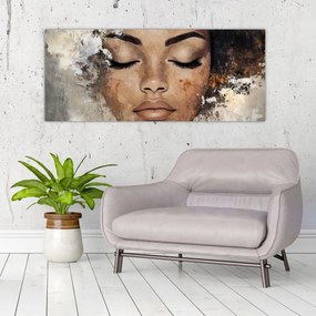 Obraz - Portrét ženy (120x50 cm)