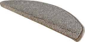 Vopi Nášľapy na schody Capri svetlo béžový polkruh, samolepiaci - 28x65 polkruh (rozmer vrátane ohybu)