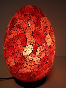 Stolná lampa ART  červená