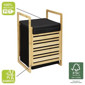 Látkový kôš na bielizeň 47 l Ecori - Wenko