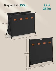 Kôš na bielizeň 155L LCB140B01