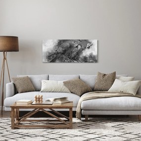 Obraz - Akvareloví papagáje (120x50 cm)