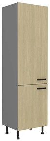 Kuchynská skrinka SCANDI jedľa/antracitová 60lo-215 2f