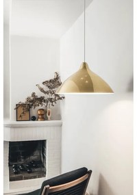 Závesná lampa Lisa 450, mosadzná