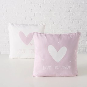 Štvorcový vankúš Lovelyn Variant: Biely