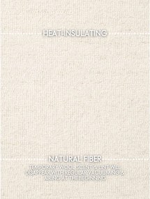 Krémový ručne tkaný vlnený okrúhly koberec ø 160 cm Puristic Knots – Elle Decoration