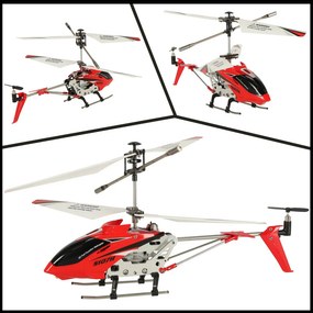 KIK Syma S107H RC vrtuľník 2,4 GHz, červený