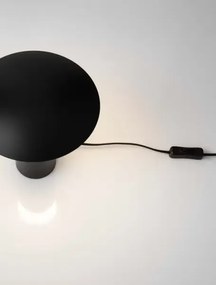 LED čierna stolná lampa Karpos