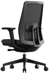 OFFICE MORE -  OFFICE MORE Kancelárska stolička K10 BLACK čierna