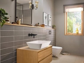 Hansgrohe Rebris E, umývadlová batéria pod omietku, 2-otvorová inštalácia, čierna matná, HAN-72568670