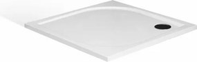 Roltechnik Outlet Štvorcová sprchová vanička iCAST SQUARE z liateho mramoru ROTH-Variant: rozmery: 80x80 cm - (iCAST_SQUARE_80x80 - 8000221)