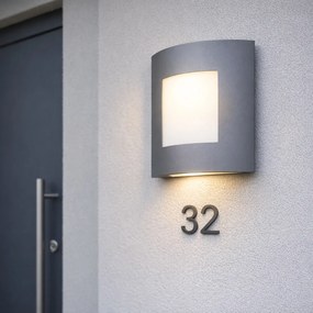 Vonkajšia nástenná lampa antracit IP44 - Emmerald 1