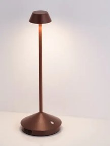 Vonkajšia stolová lampa Lumo hnedá