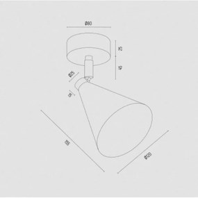 Argon 8255 - Bodové svietidlo LUCINDA 1xE14/7W/230V zlatá