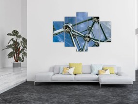 Obraz - atómium v Bruseli (150x105 cm)
