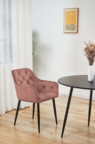 Set dvoch jedálenských stoličiek SJ.030 pudrovo ružové