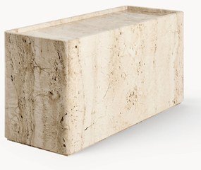 Travertínový pomocný stolík Pietra