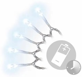 Nexos 2141 Vianočné LED osvetlenie - 5 m, 50 LED, studeno biele