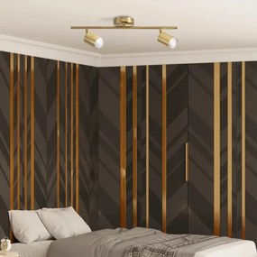 Bodové svietidlo GOLDI 2xGU10/10W/230V zlatá