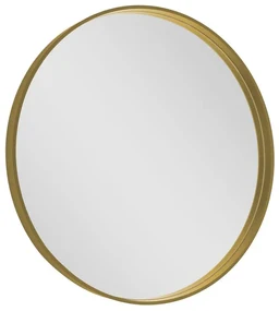 Sapho Sapho, NOTION guľaté zrkadlo v ráme, ø 60cm, zlatá matná, NT600G