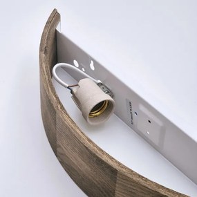 Brilagi - LED nástenné svietidlo CARVALHO 1xE27/60W/230V dub orech
