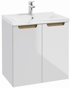 Kúpeľňová skrinka s umývadlom Naturel Stilla 60x60x45 cm biela STILLAD06033U3, 1 ks