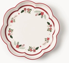 Vianočné porcelánové taniere na cestoviny Eve, 4 ks