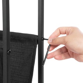 Odkládací stolek Vasagle Olmira 45 cm černý/hnědý